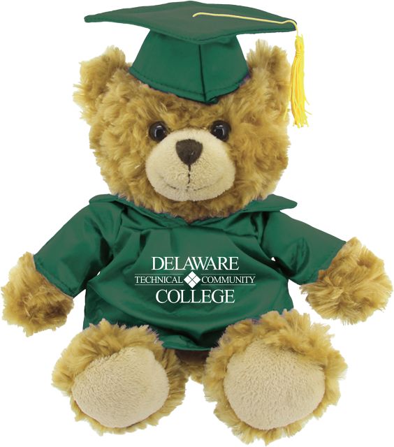 Delaware Technical Community College 10'' Graduation Bear