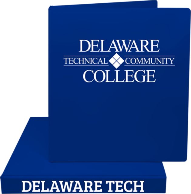 Delaware Technical Community College 1'' Vinyl Binder