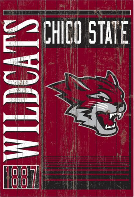 California State University Chico 25''x 36'' Showcase Plank Sign - ONLINE ONLY
