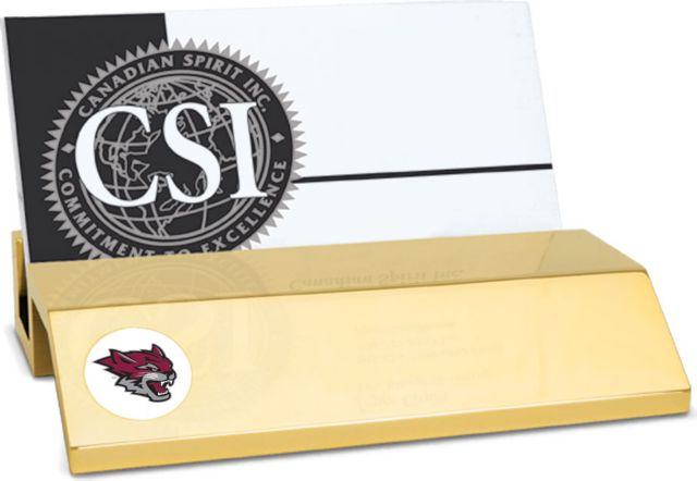 CSI Gold  Card Holder With  Colored Medallion - ONLINE ONLY