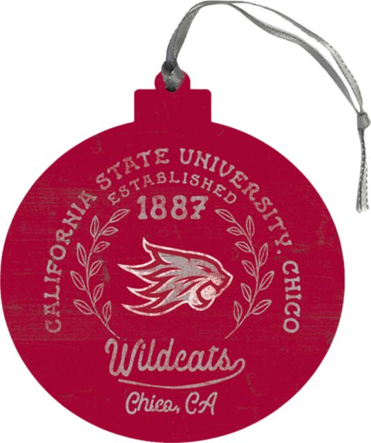 California State University Chico Round Ornament