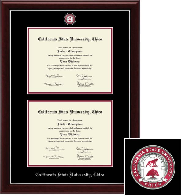 Church Hill Classics Double Document, 8.5x11, Bachelors, Masters, Diploma Frame - ONLINE ONLY