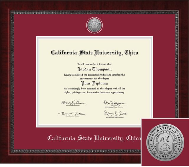 Church Hill Classics Engraved, 8.5x11 , Bachelors, Masters Diploma Frame - ONLINE ONLY