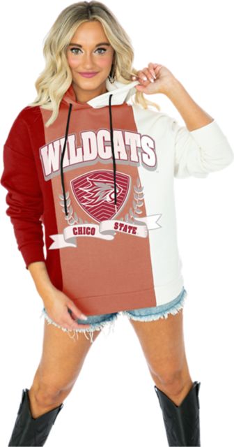 California State University Chico Women's Color Block Hooded Sweatshirt