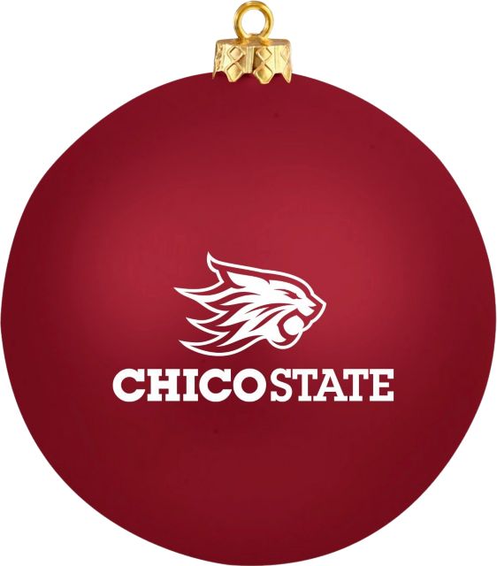 California State University Chico Round Shatterproof Ornament