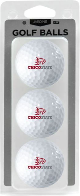 California State University Chico 3 Pack Golf Balls