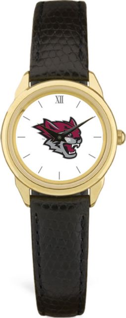 CSI Women's Black Leather Watch(Gift Boxed) With Colored Medallion - ONLINE ONLY