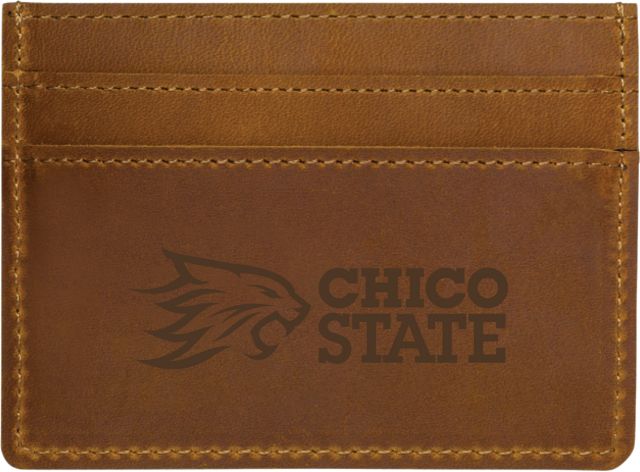 California State University Chico Leather Card Holder