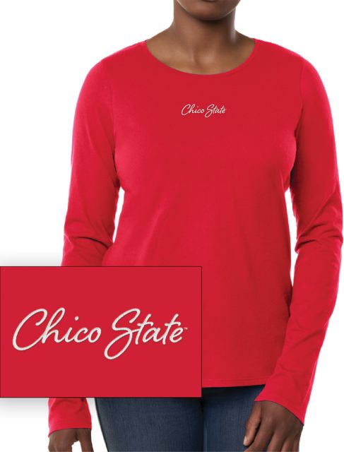 California State University Chico Women's Chainstitch Long Sleeve T-Shirt