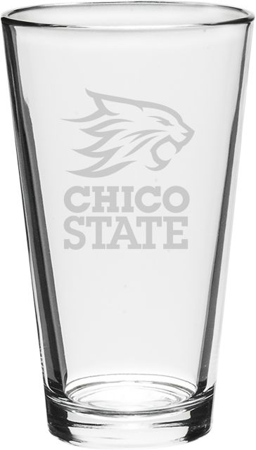 California State University Chico 16 oz. Mixing Glass