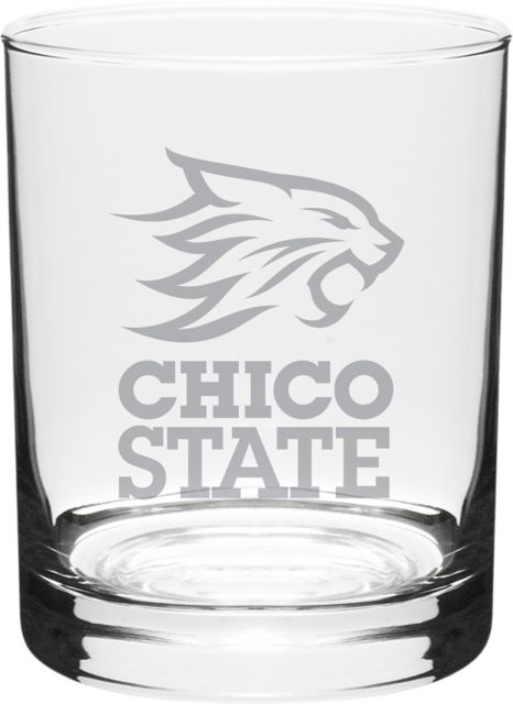 California State University Chico 14 oz. Wine Glass