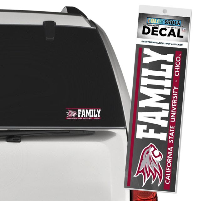California State University Chico Mascor Family Decal