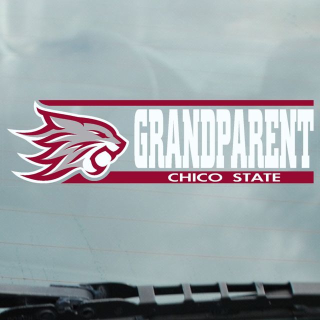 California State University Chico Grandparent Cling Decal