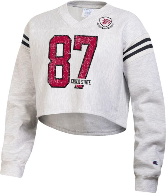 California State University Chico Women's Crop Crewneck Sweatshirt