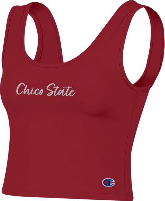California State University Chico Women's Scoop Neck Crop Tank Top