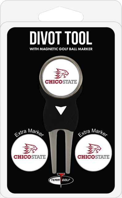California State University Chico Golf Divot Tool With Chip Marker
