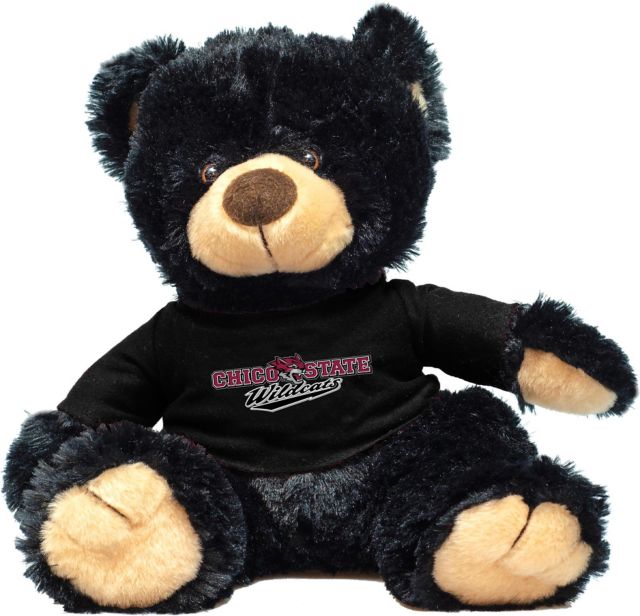 California State University Chico 12'' Plush Noah Bear - Black - ONLINE ONLY
