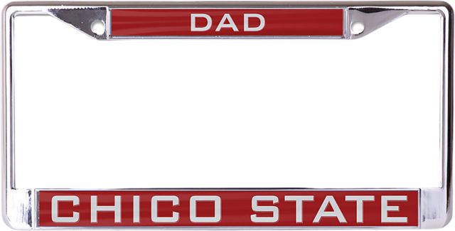 California State University Chico Dad License Plate Frame