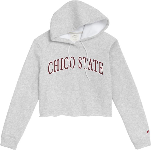 California State University Chico Women's 1636 Cropped Hooded Sweatshirt - ONLINE ONLY