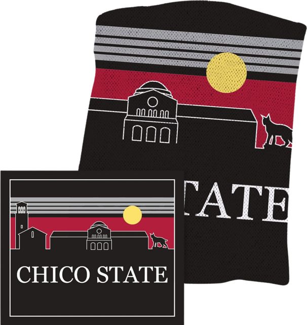 California State University Chico 63 x 53 Knit Blanket