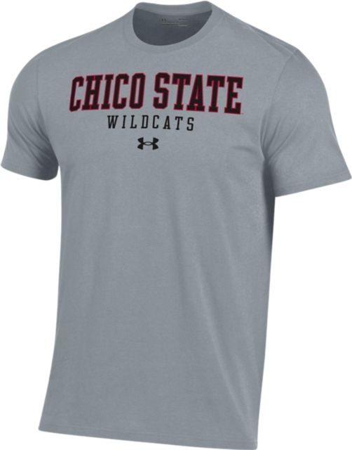 W Republic 504-163-BK2-04 NCAA Cal State Chico Wildcats Mens Football  T-Shirt, Black - Extra Large 