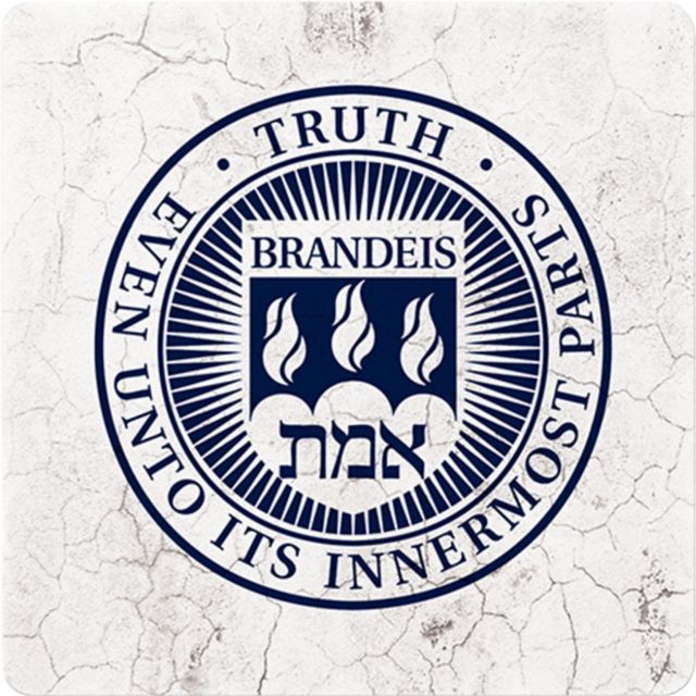 Brandeis University 4'' x 4'' Coaster