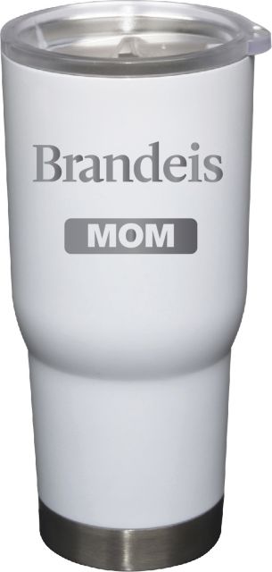 22 oz White Stainless Steel Tumbler Mom