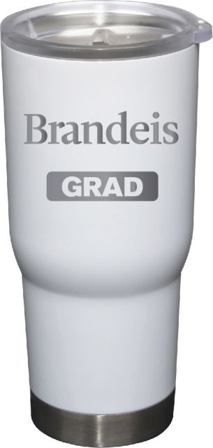 22 oz White Stainless Steel Tumbler Grad