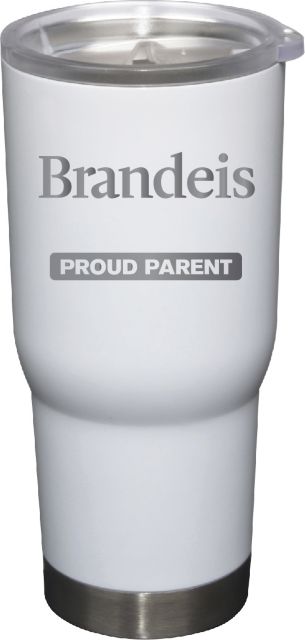 22 oz White Stainless Steel Tumbler Proud Parent