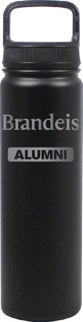 24 oz Matte Black Stainless Steel Water Bottle Alumni