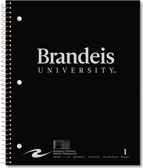 Brandeis University Notebook 100-Sheet