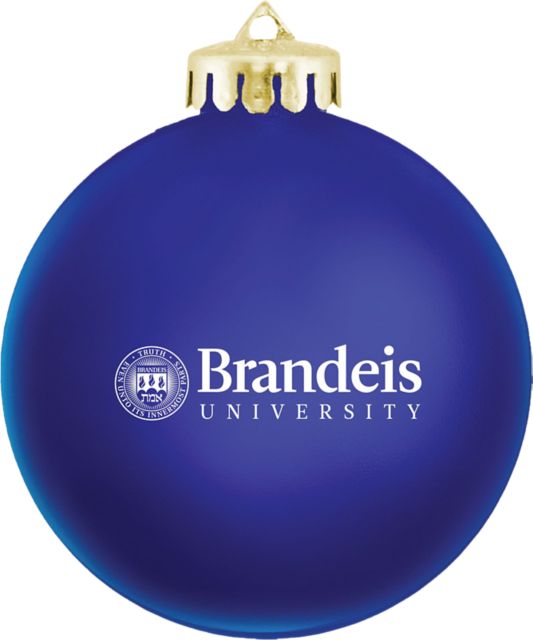 Brandeis University Shatterproof Round Ornament