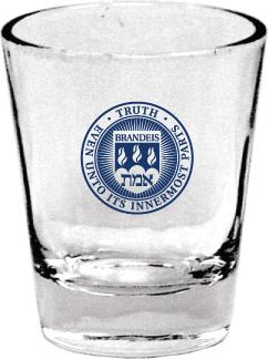 Brandeis University 1.5 oz. Collector's Glass