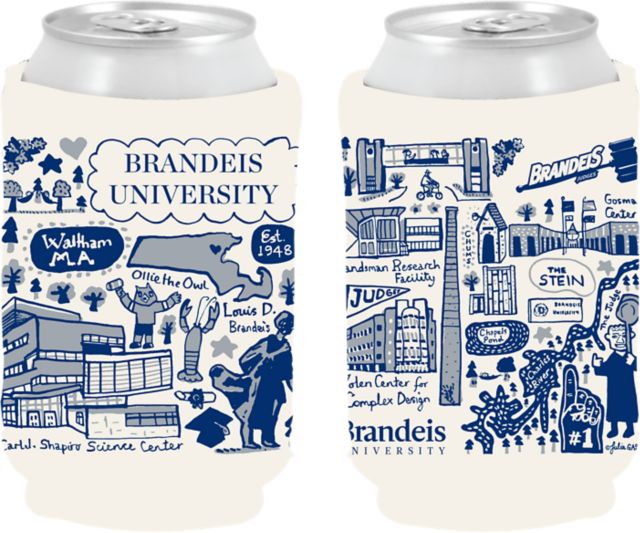 Brandeis University Julia Gash Can Coozie