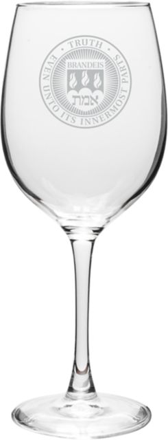 DeSales University 16 Oz. Bulldogs Wine Glass