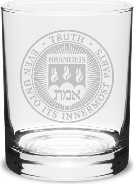 Brandeis University 16 oz. Glass