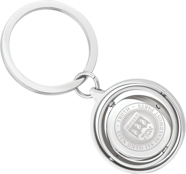 Brandeis University Gimball Keychain