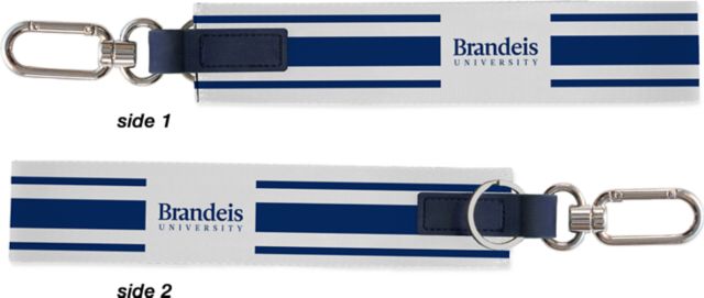 Brandeis University Carabiner Strap Keychain