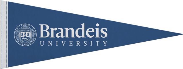 Brandeis University 9"X24" Full Color Pennant