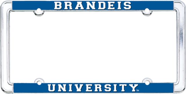 Brandeis University Thin Dome License Plate Frame