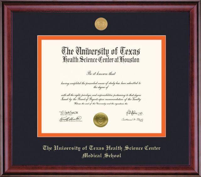 University Of Texas Health Science Center 11 X 14 Prestige Diploma Frame U Of T Health Science Center At Houston