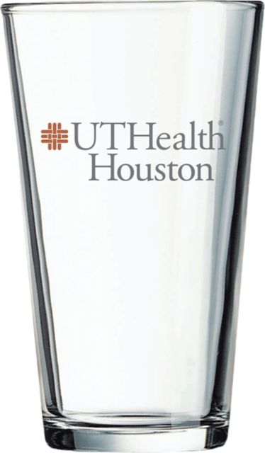 University of Texas Health Science Center 16 oz. Drink Glass