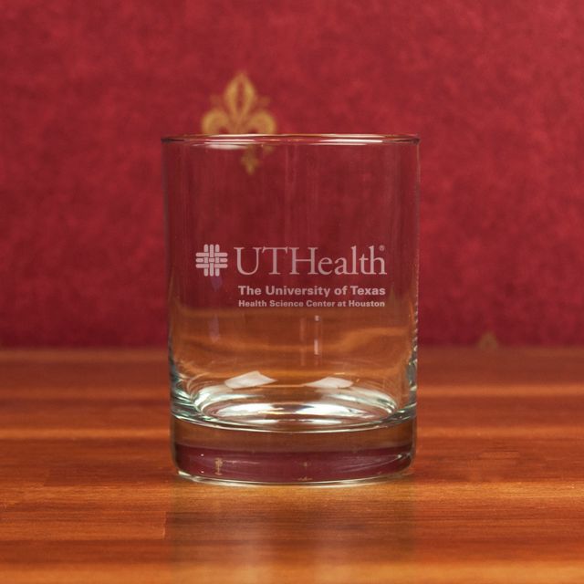 University of Texas Health Science Center 16 oz. Glass