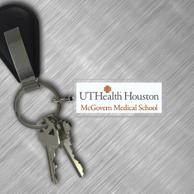 University of Texas Health Science Center Laser Cut Keytag