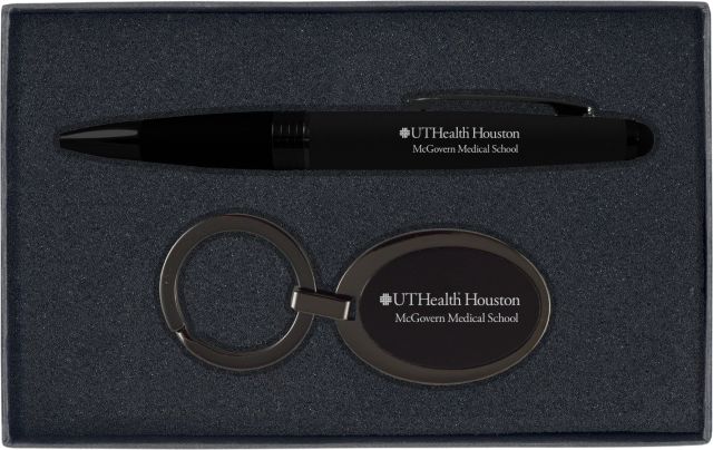 University of Texas Health Science Center Keytag & Pen Giftset