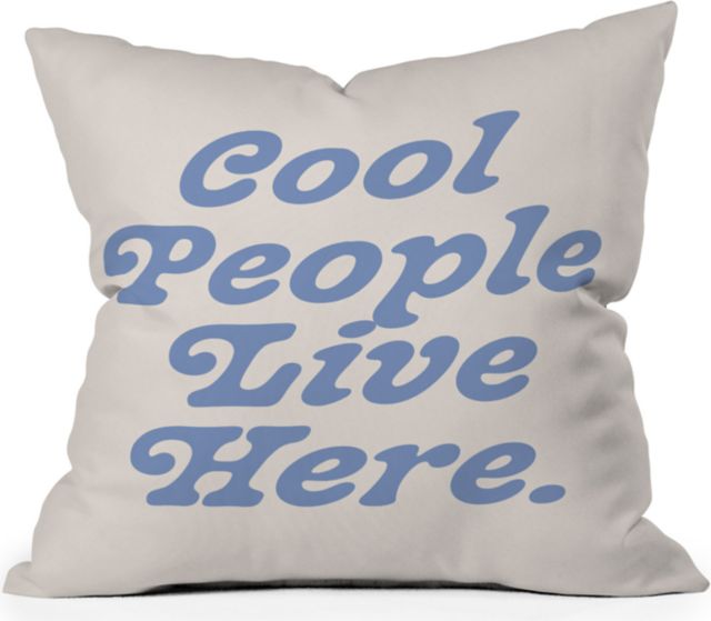 Cool People Throw Pillow