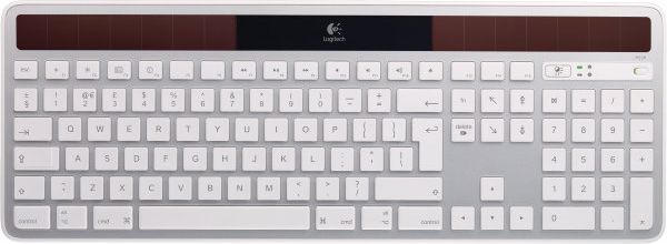 Solar Logitech Wireless Keyboard for Mac