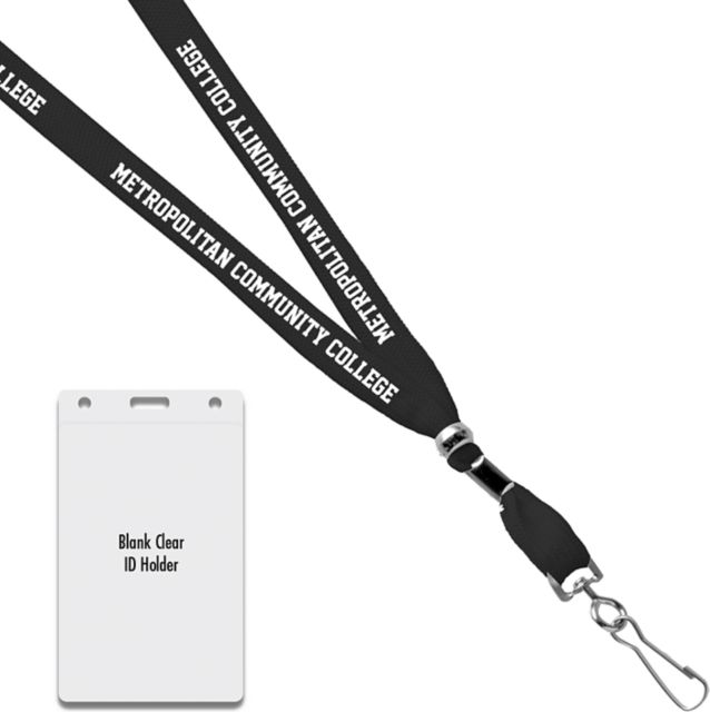 Metropolitan Community College Card Dispenser Lanyard