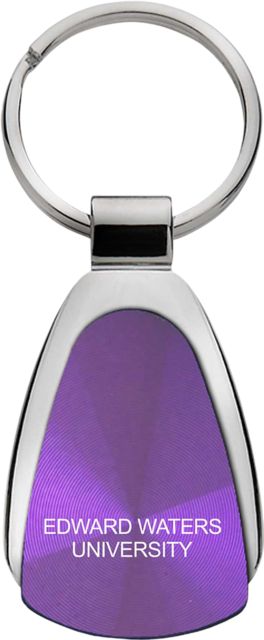 Edward Waters University Teardrop Keychain