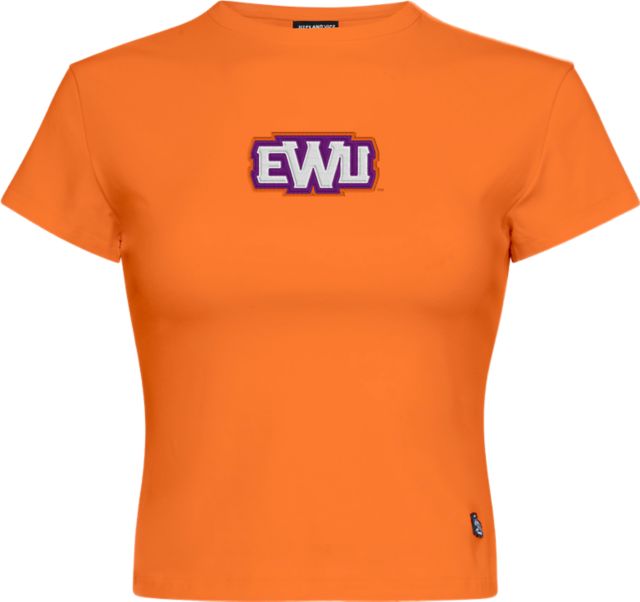 Edward Waters University Women's Crop Short Sleeve T-shirt